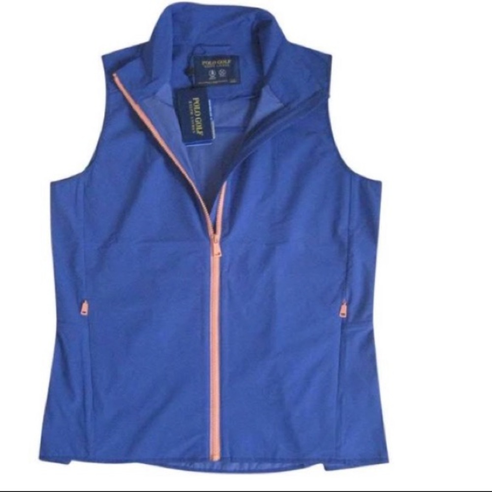 Polo Ralph Lauren Royal Navy Water Repellent 4-way Stretch Full-zip Vest